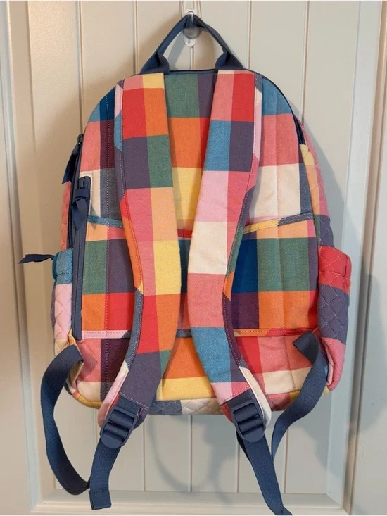 Colorblock Quilted Backpack - Multi Color - Picture 7 of 7